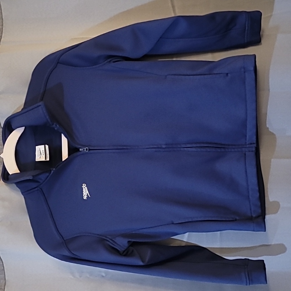 Speedo Girl's Navy Zip Front Jacket